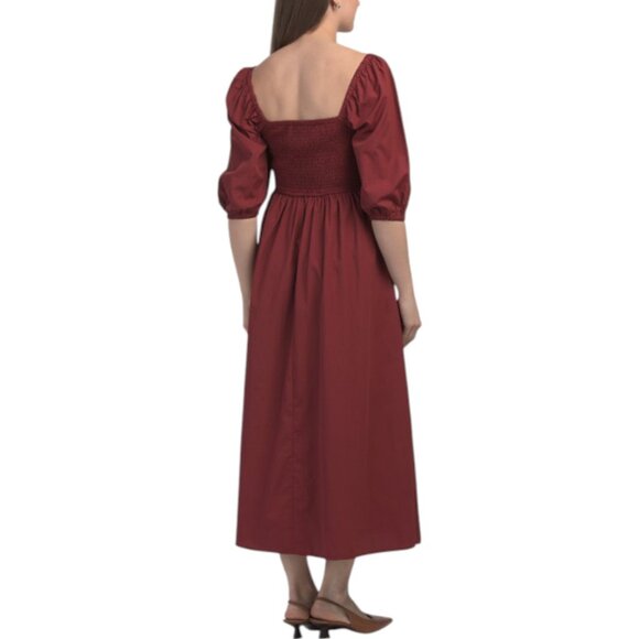 US TOGETHER Cinched Puff Sleeve Maxi Dress - Picture 3 of 3